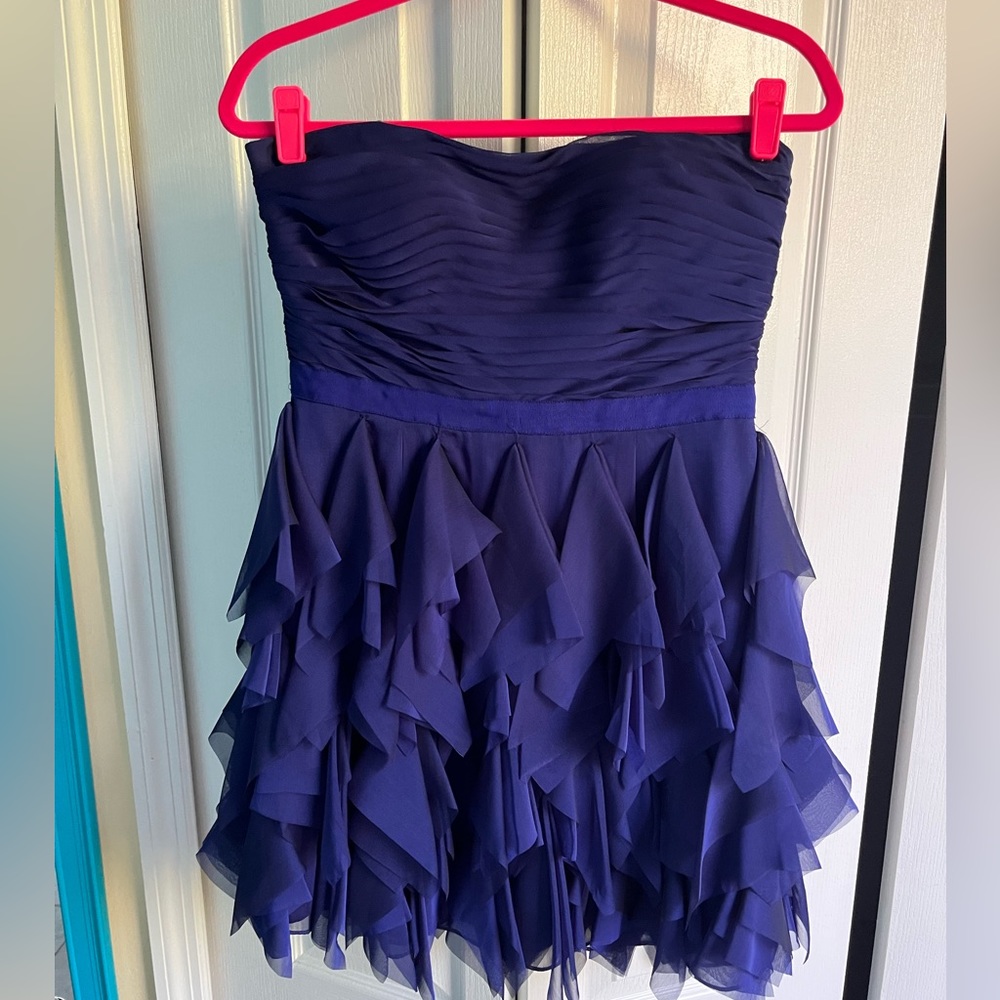 Adrianna Papell Dress Purple 6 
Party Cocktail Cruise Wedding - Picture 2 of 7